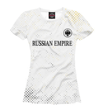 Футболка Российская Империя - Герб | Гранж