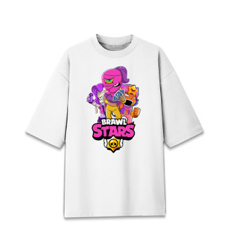 Женская Хлопковая футболка оверсайз Brawl Stars, Tara