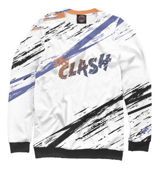 Женский Свитшот The clash (color logo)