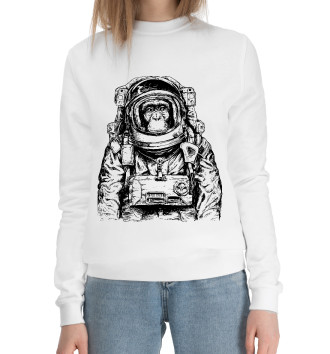 Женский Хлопковый свитшот Astronaut