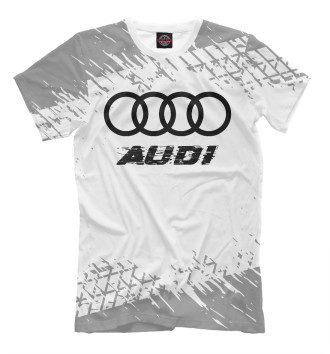 Футболка для мальчиков Audi Speed Tires Logo