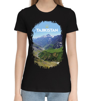 Женская Хлопковая футболка Tajikistan