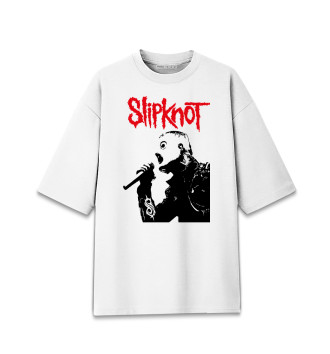 Женская Хлопковая футболка оверсайз Slipknot