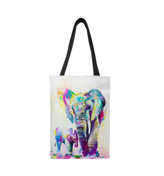 Сумка-шоппер Слоны