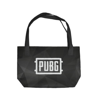 Пляжная сумка PUBG Black Abstract 2