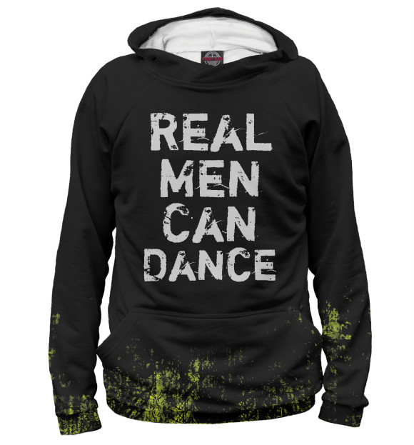 Худи Real Men Can Dance для девочек 