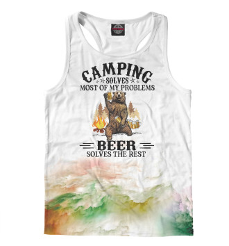Мужская Борцовка Camping Solves Most Of Beer