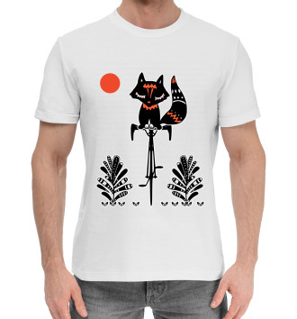 Хлопковая футболка Boho Fox