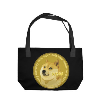 Пляжная сумка Doge Coin
