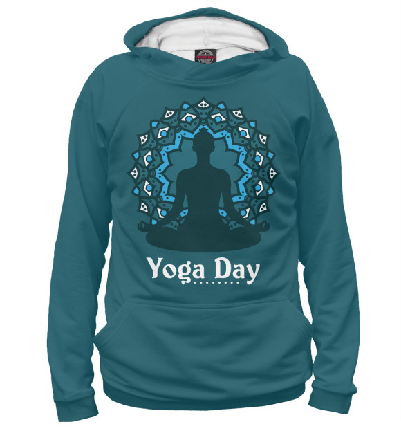 Худи International yoga day для девочек 