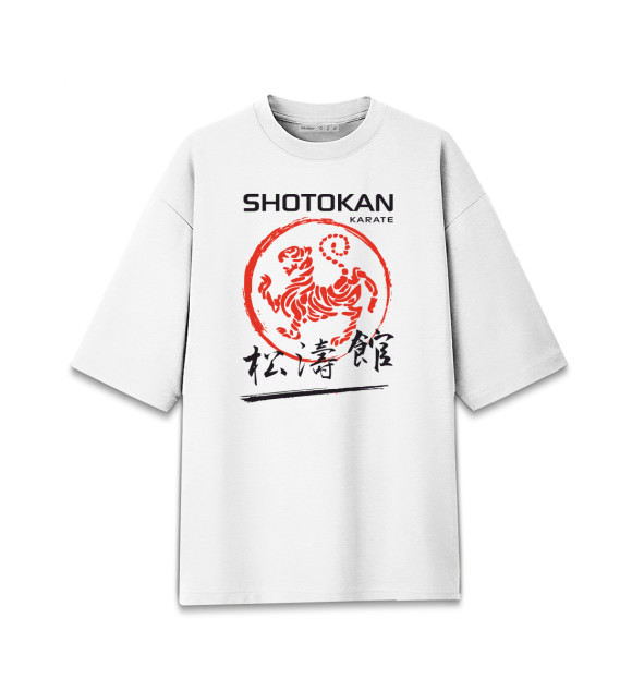 Женская Хлопковая футболка оверсайз Shotokan Karate