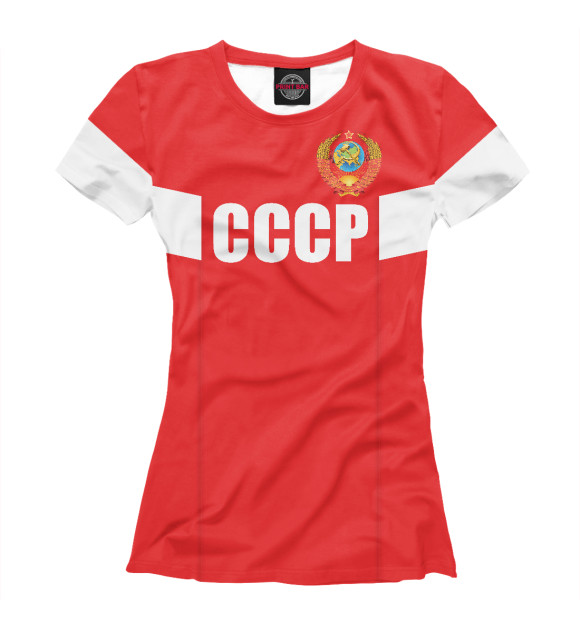 Футболка СССР команда мечты 2018 для девочек 