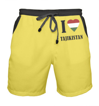 Шорты мужские I love Tajikistan