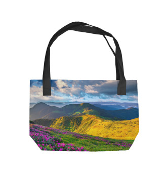 Пляжная сумка Горные цветы