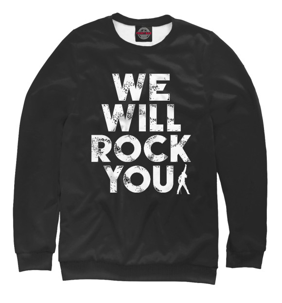 Свитшот Queen - We Will Rock You для мальчиков 