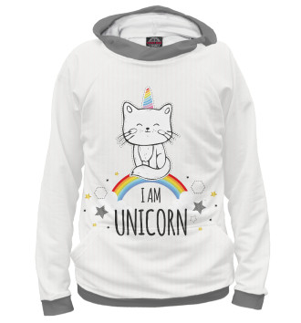 Худи для девочек Unicorn Cat