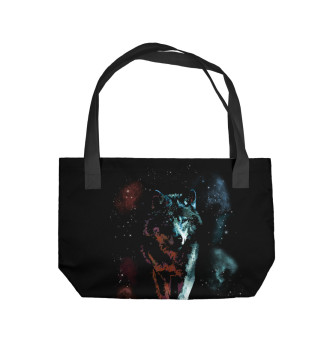 Пляжная сумка Звездный волк