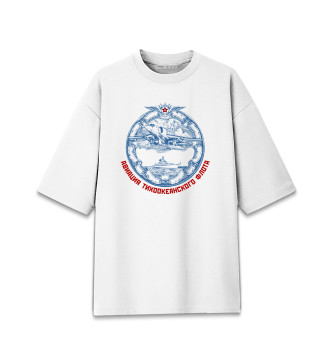 Женская Хлопковая футболка оверсайз ВВС Тихоокеанского флота