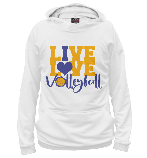 Худи Live! Live! Volleyball! для мальчиков 