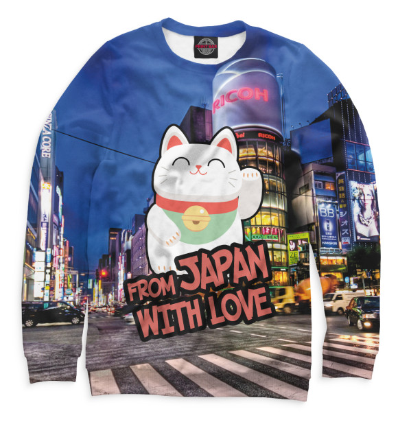 Свитшот From Japan with Love для девочек 