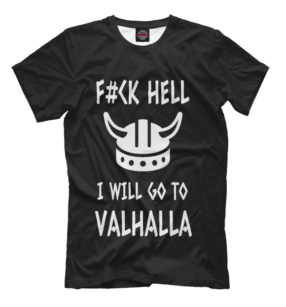 Футболка Викинги - i will go to Valhalla для мальчиков 