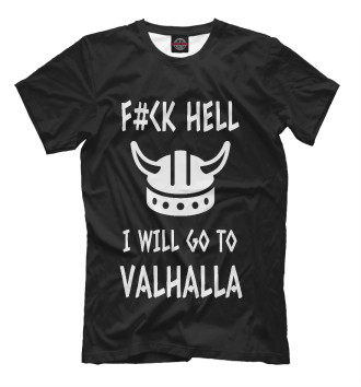 Футболка Викинги - i will go to Valhalla
