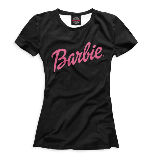 Футболка Надпись Barbie для девочек 