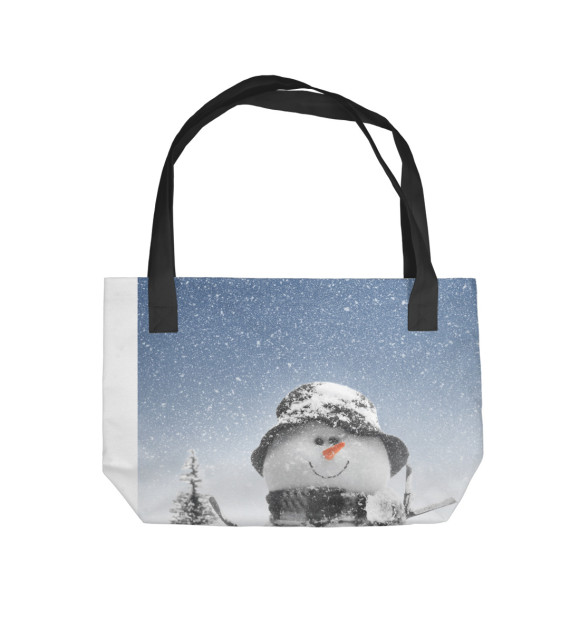  Пляжная сумка Снеговик