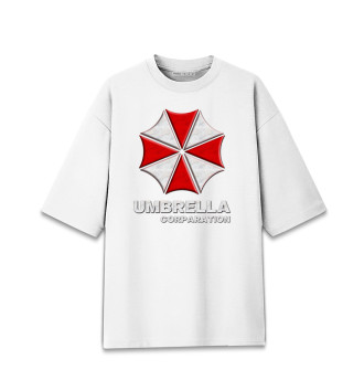 Хлопковая футболка оверсайз Resident Evil