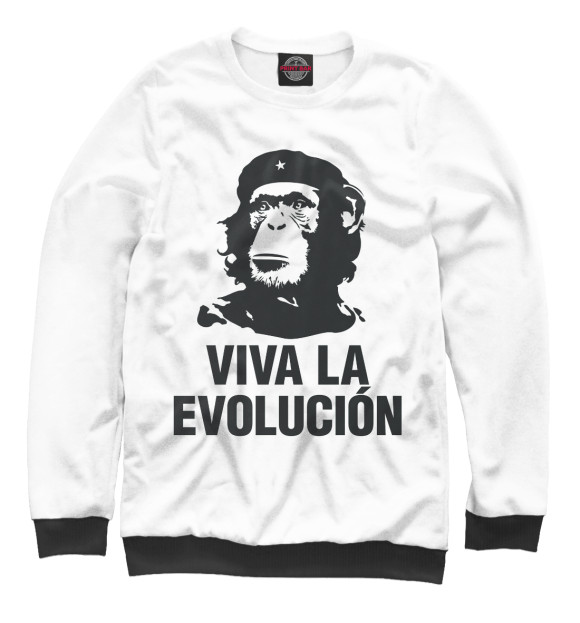 Свитшот Viva la evolucion для мальчиков 