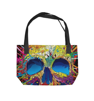 Пляжная сумка Art skull