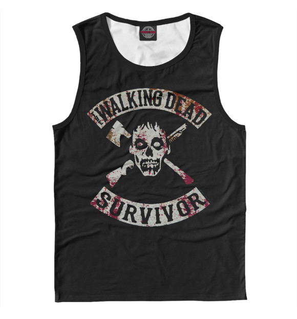Майка The Walking Dead - Survivor для мальчиков 