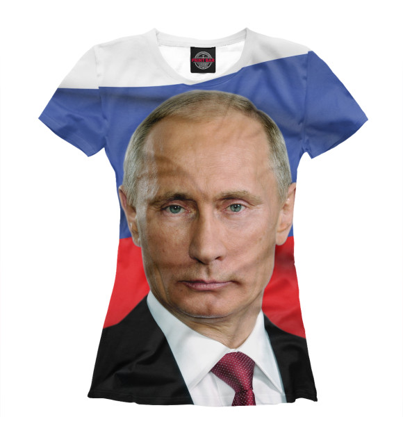 Футболка Путин Владимир для девочек 