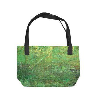 Пляжная сумка Холст зелень