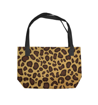 Пляжная сумка Леопардовая текстура