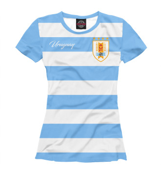 Женская Футболка Уругвай