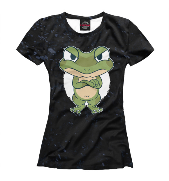 Футболка Angry Mad frog для девочек 