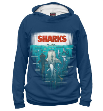 Худи для девочек Sharks