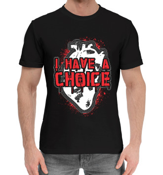 Хлопковая футболка I Have a Choice