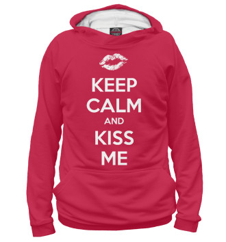 Худи для мальчиков Keep calm and kiss me