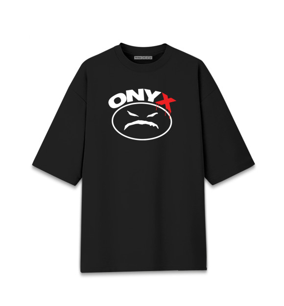Мужская Хлопковая футболка оверсайз Fredro Starr - Onyx