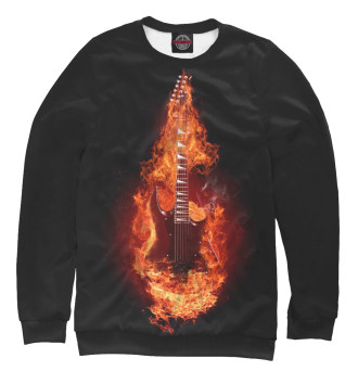 Свитшот Гитара в огне