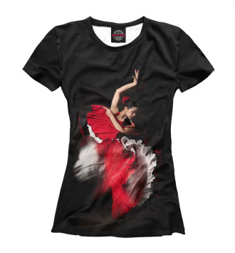 Женская Футболка Flamenco