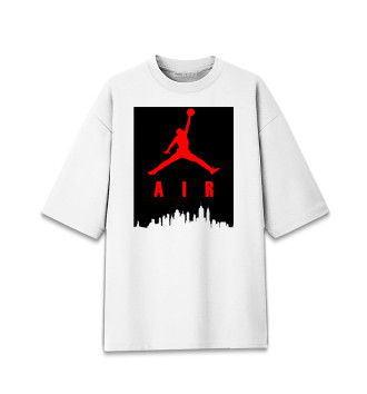 Хлопковая футболка оверсайз Michael Jordan