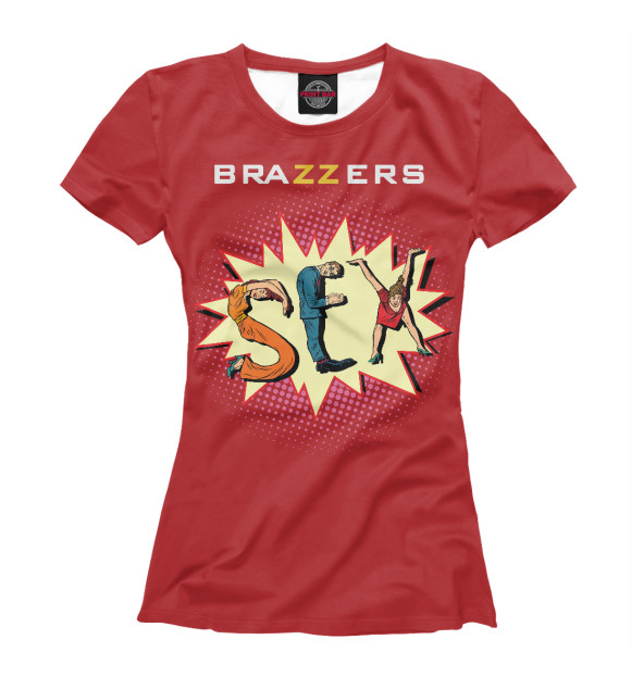 Футболка Brazzers для отпуска для девочек 