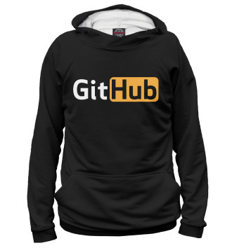 Худи GitHub в стиле Pornhub для веб-разработчиков