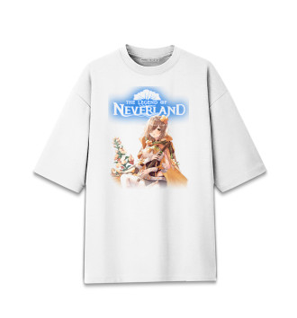 Мужская Хлопковая футболка оверсайз The Legend of Neverland