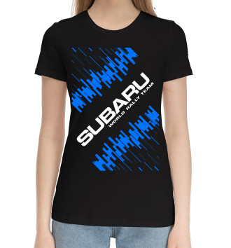 Хлопковая футболка Subaru Racing - Глитч
