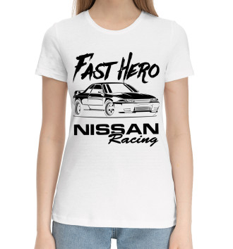 Хлопковая футболка Fast Hero. R32 GT-R