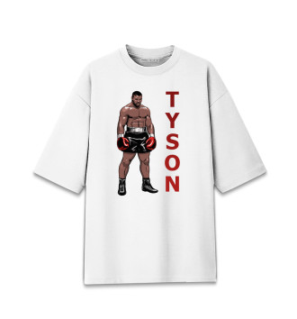 Хлопковая футболка оверсайз Mike Tyson